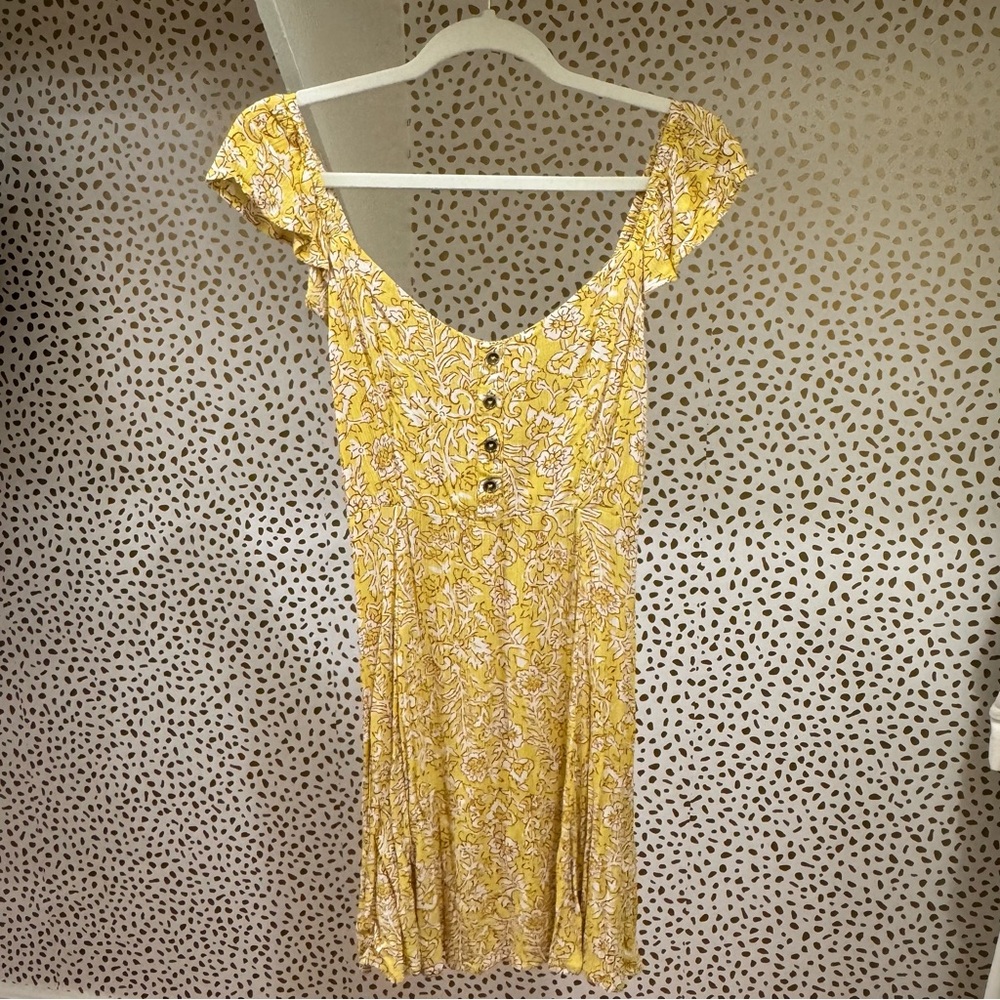 Billabong Yellow Floral Dress